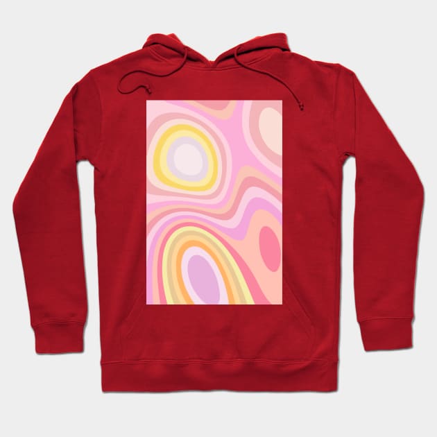 Pink & Funky Abstract Vector Pattern Hoodie by love-fi